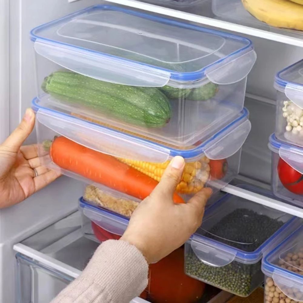 Food Storage Quart - Food Containers Stackable Microwave-heated Lunch Box