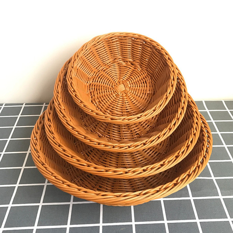 Food Storage Of Plants - Rattan Wicker Woven Serving Baskets for