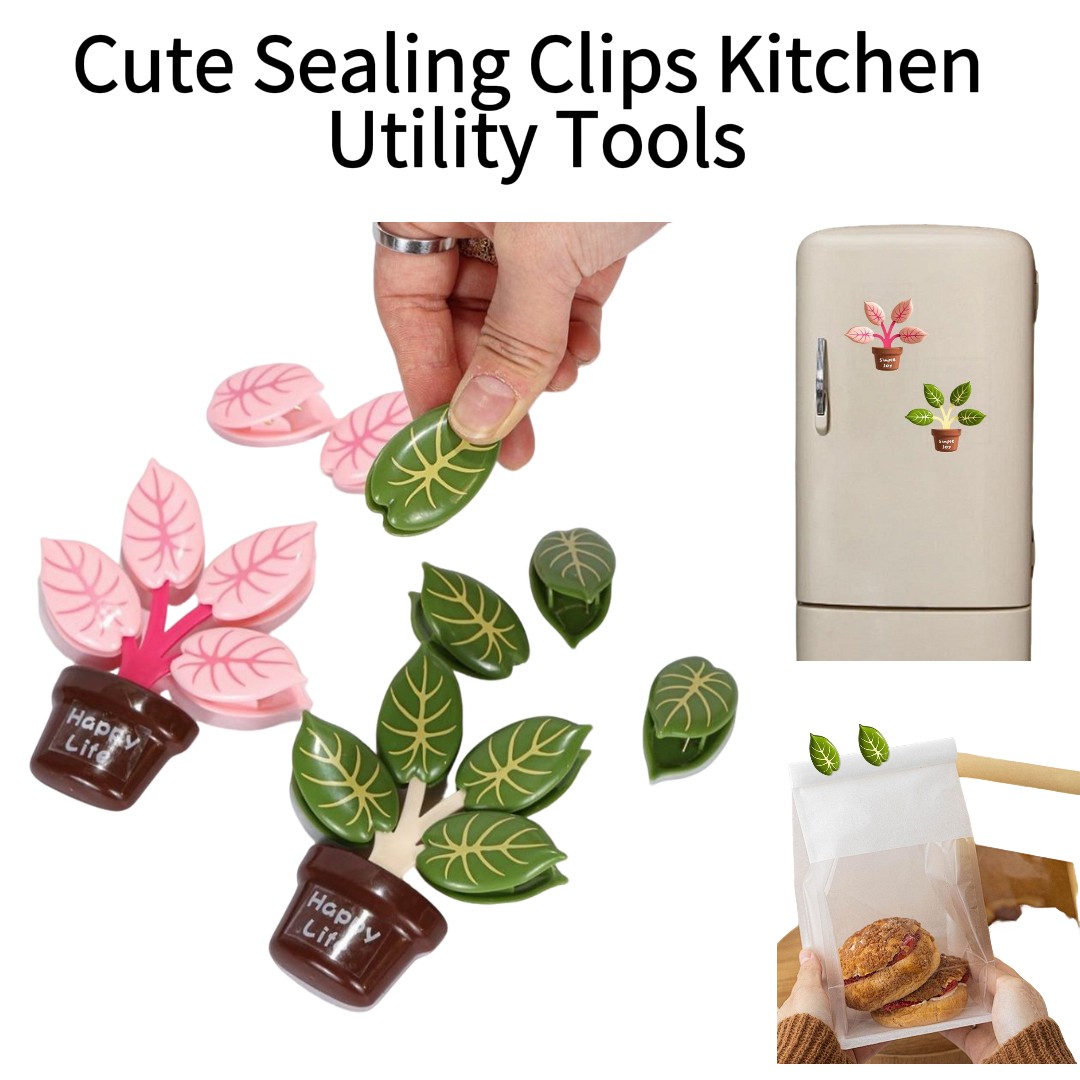 Food Storage Of Plants - Cute Sealing Clips Kitchen Utility Tools