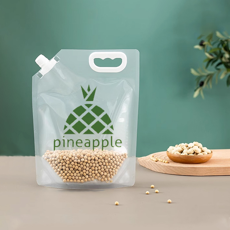 Food Storage Of Plants - Hand Held,Transparent Spout Sealed Bag,Nozzle Storage,Packaging
