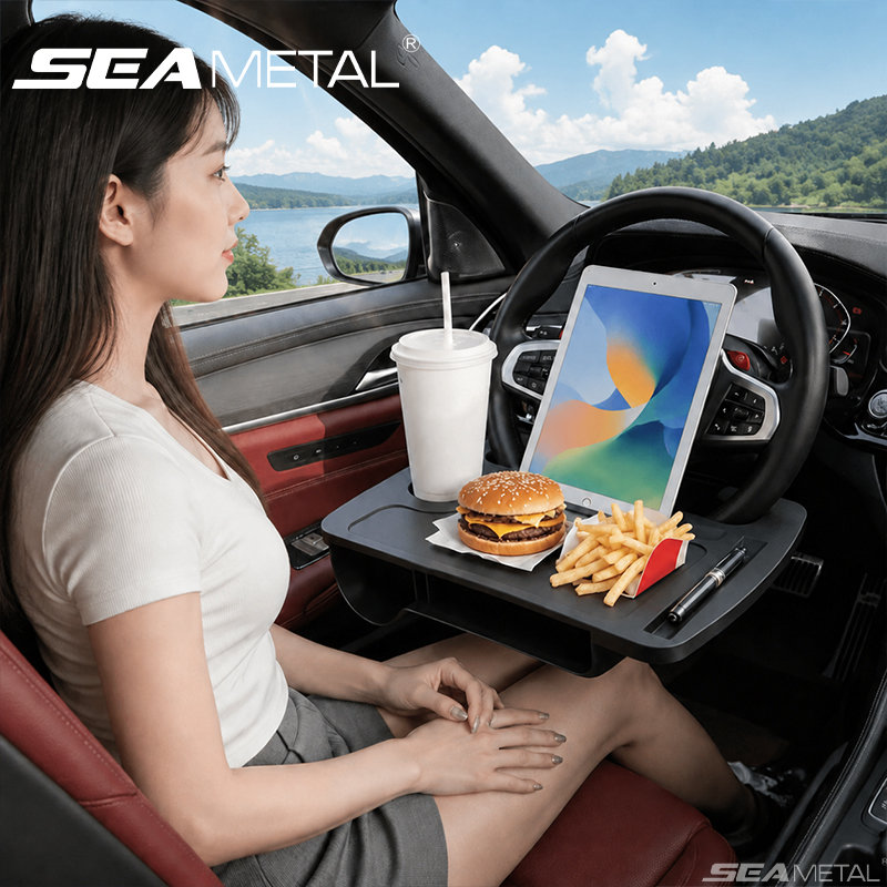 Food Storage On Table - SEAMETAL Car Steering Wheel Table Universal