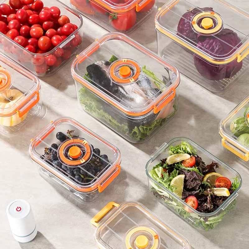 Food Storage Refrigerator - Vacuum Fresh-keeping Box Refrigerator Sealed Canister