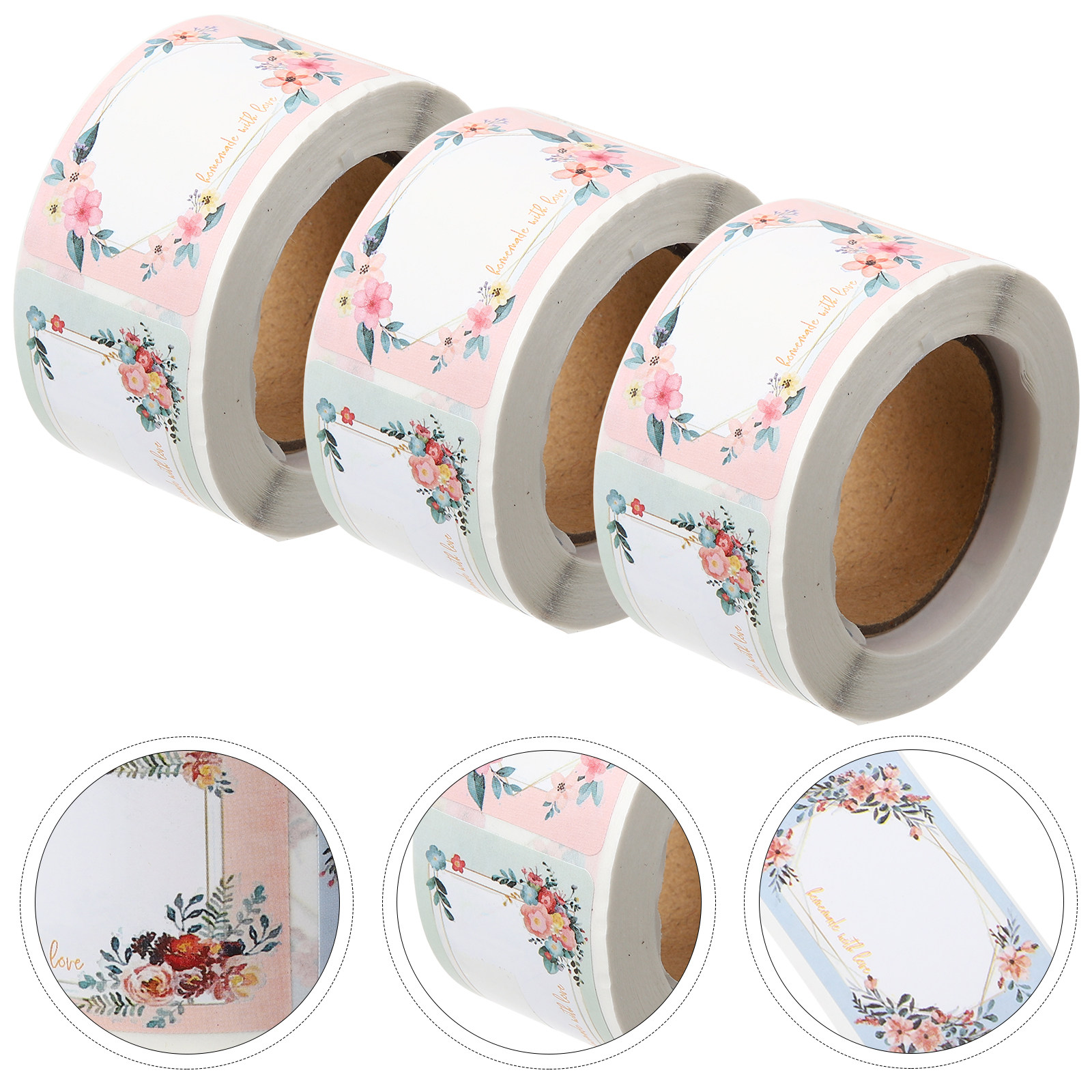 Food Storage Expiration Dates - 3 Rolls Blank Name Sticker Labels