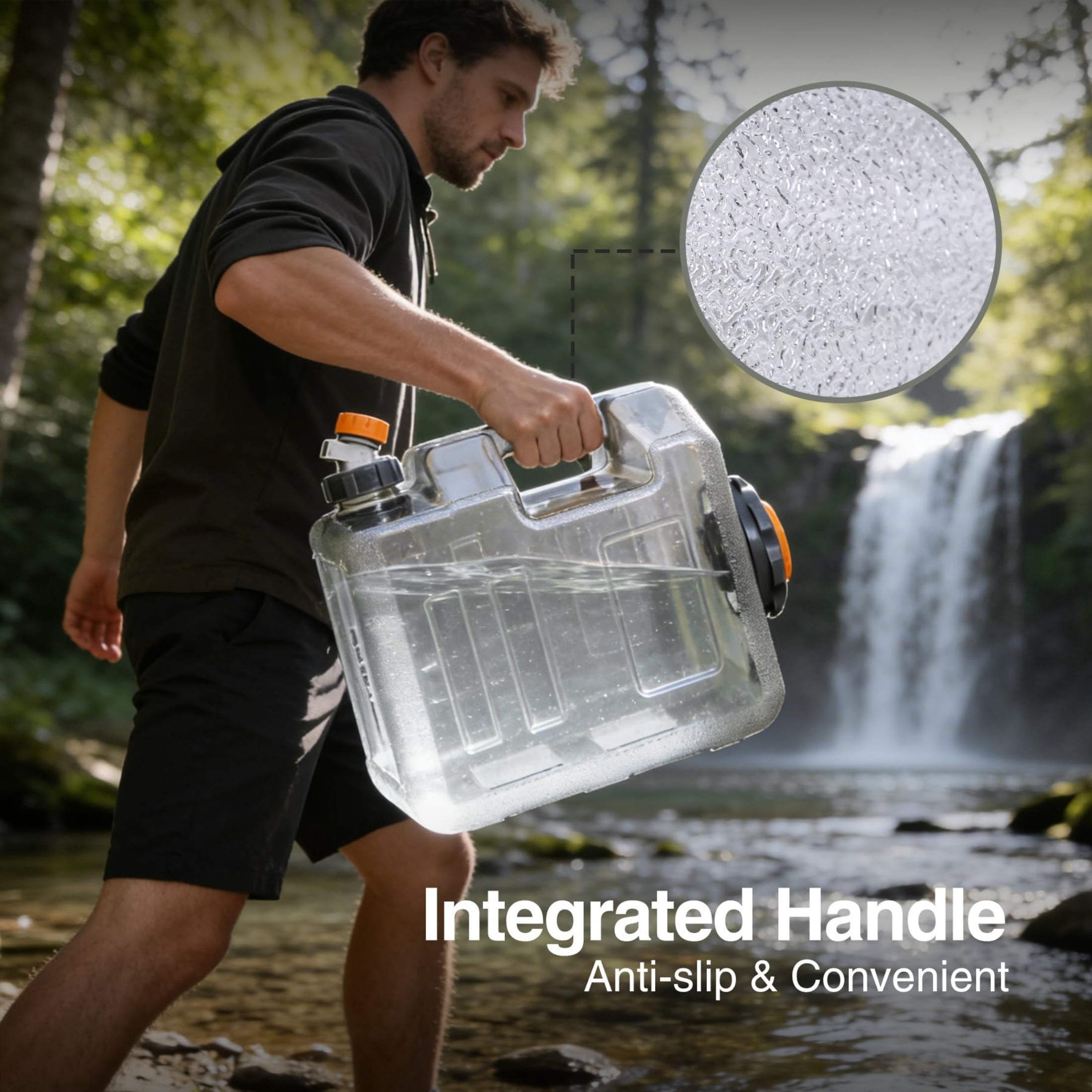 Food Storage Hiking - 4 Gallon 15L Grey BPA Free