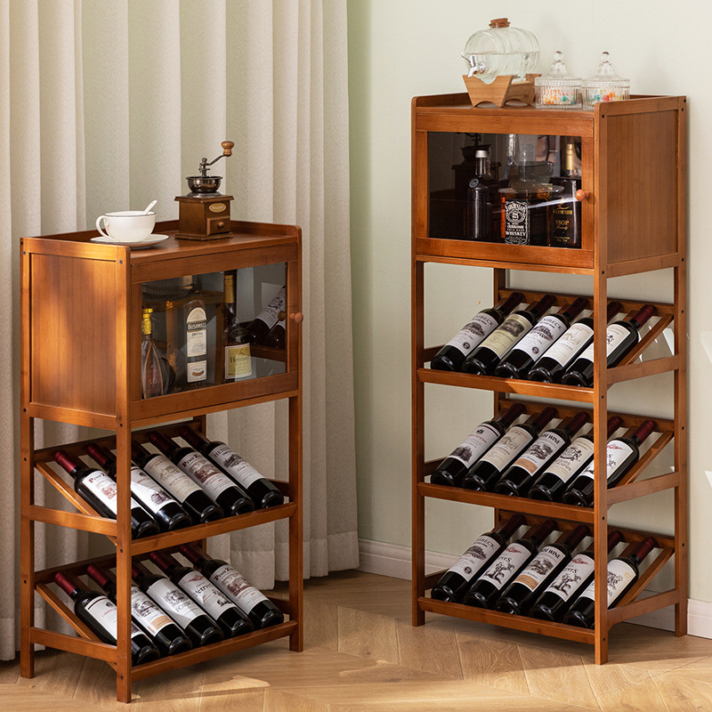 Solid Bamboo Wine Rack 3/4-Tie – Food Storage Shelving Bewertung und Preis