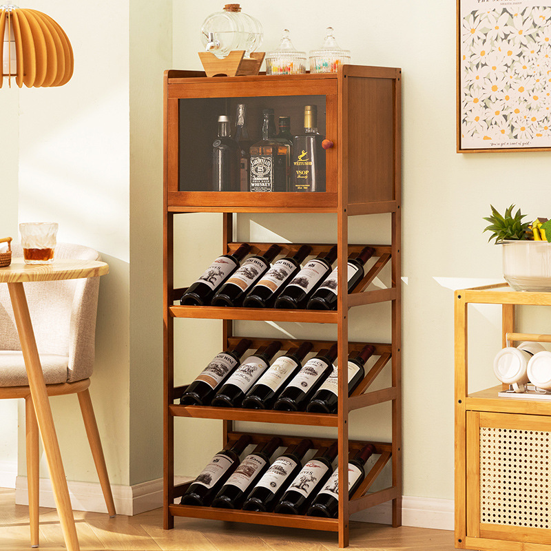 Solid Bamboo Wine Rack 3/4-Tie – Food Storage Shelving Bewertung und Preis
