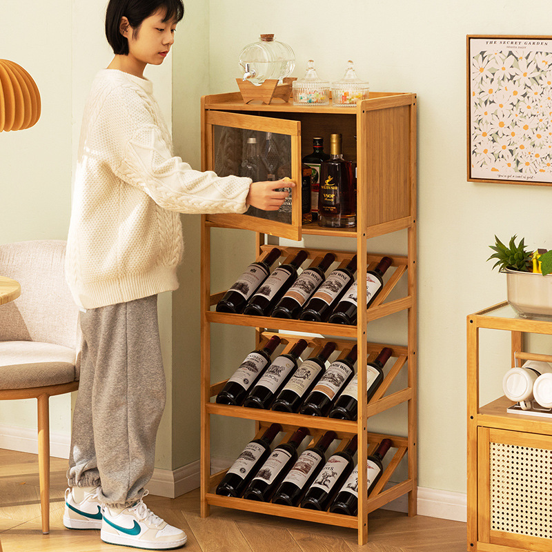 Solid Bamboo Wine Rack 3/4-Tie – Food Storage Shelving Bewertung und Preis