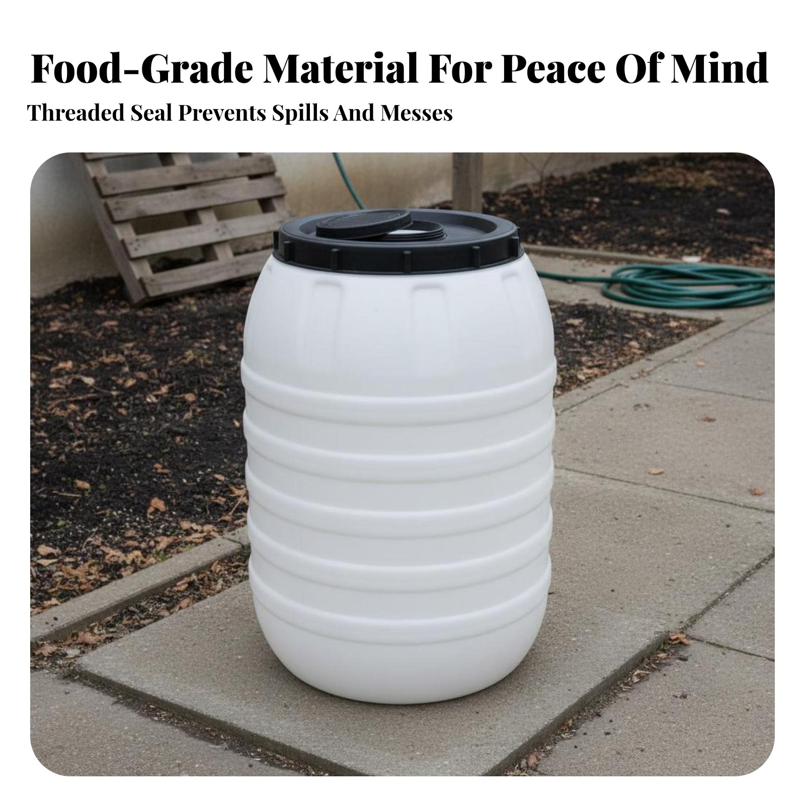 Food Grade Plastic Barrel Airt – Food Storage Usa Bewertung und Preis
