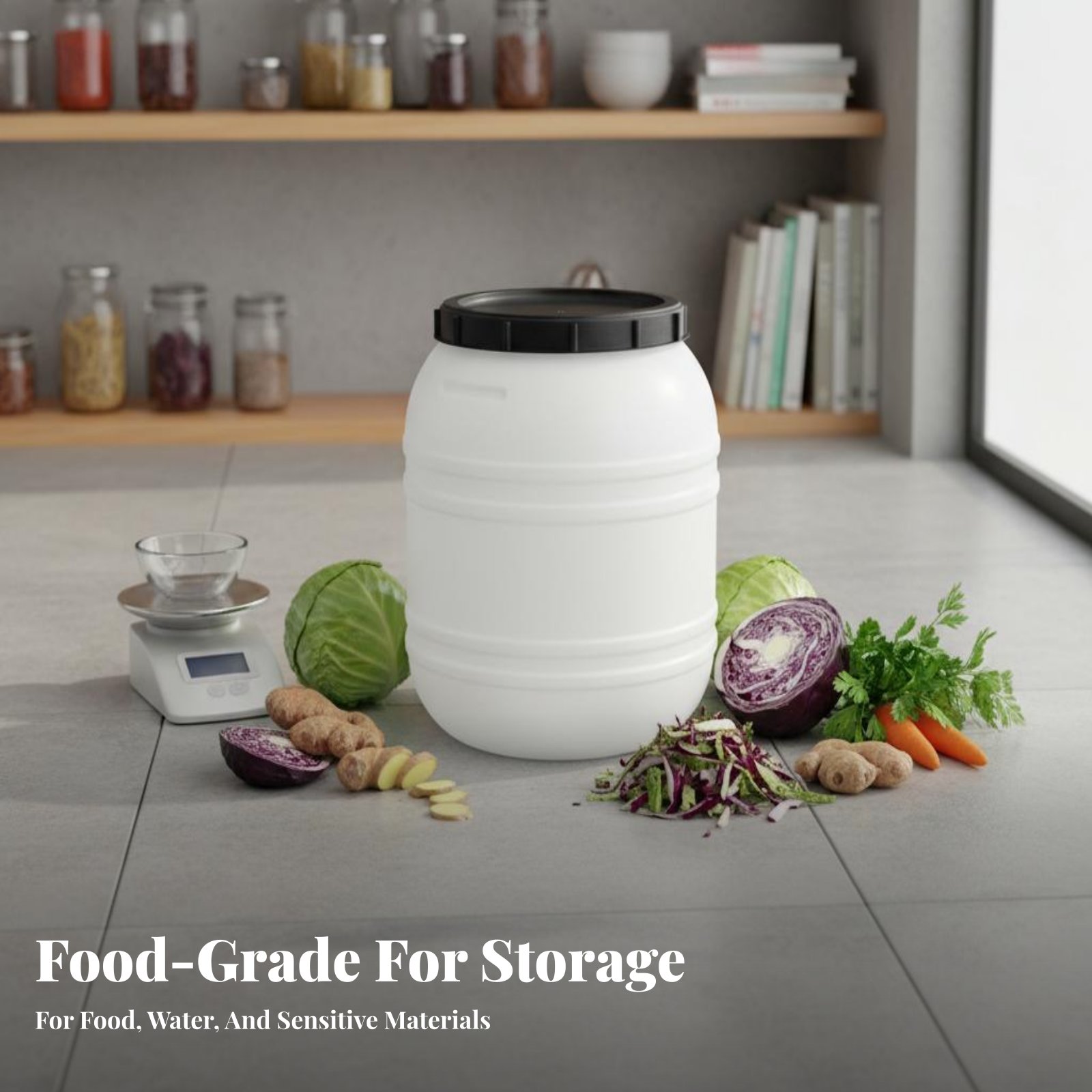 Food Grade Plastic Barrel Airt – Food Storage Usa Bewertung und Preis