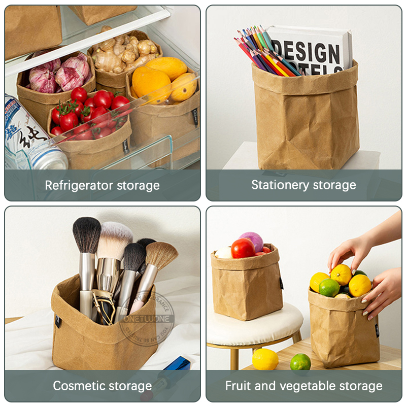 Kraft Paper Bag Washable Paper – Food Storage Of Plants Bewertung und Preis