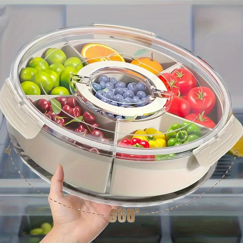 Divided Rotating Serving Tray  – Food Storage Quart Bewertung und Preis