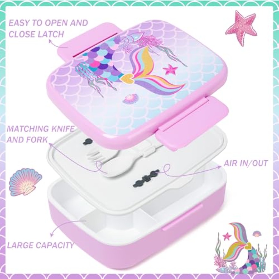 Mermaid Bento Box for Lunch Bo – Stainless Lunch Box Bewertung und Preis