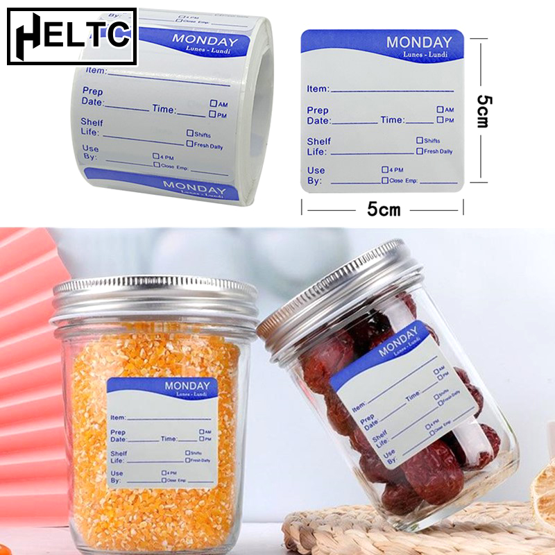 250Pcs/Roll Kitchen Date Food  – Food Storage Expiration Dates Bewertung und Preis