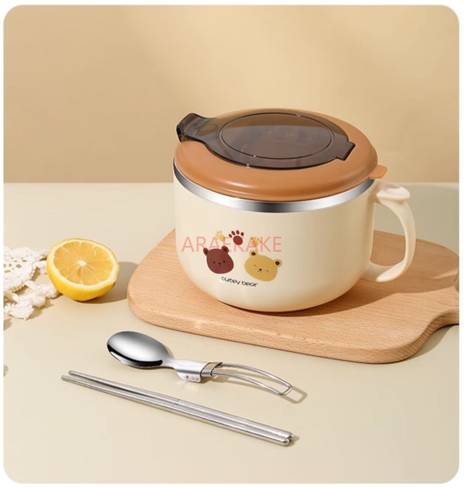 Stainless steel bowl with lid, – Stainless Lunch Box Bewertung und Preis