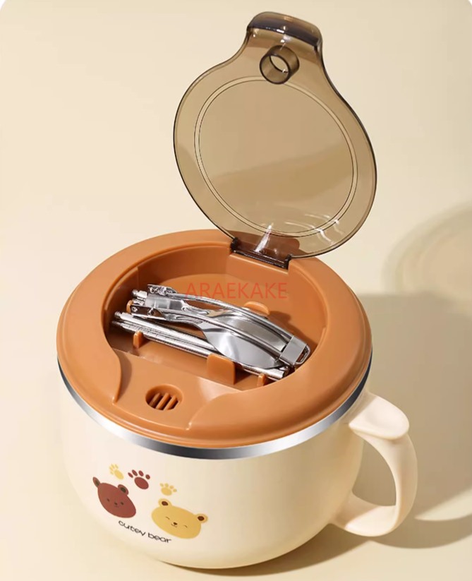 Stainless steel bowl with lid, – Stainless Lunch Box Bewertung und Preis