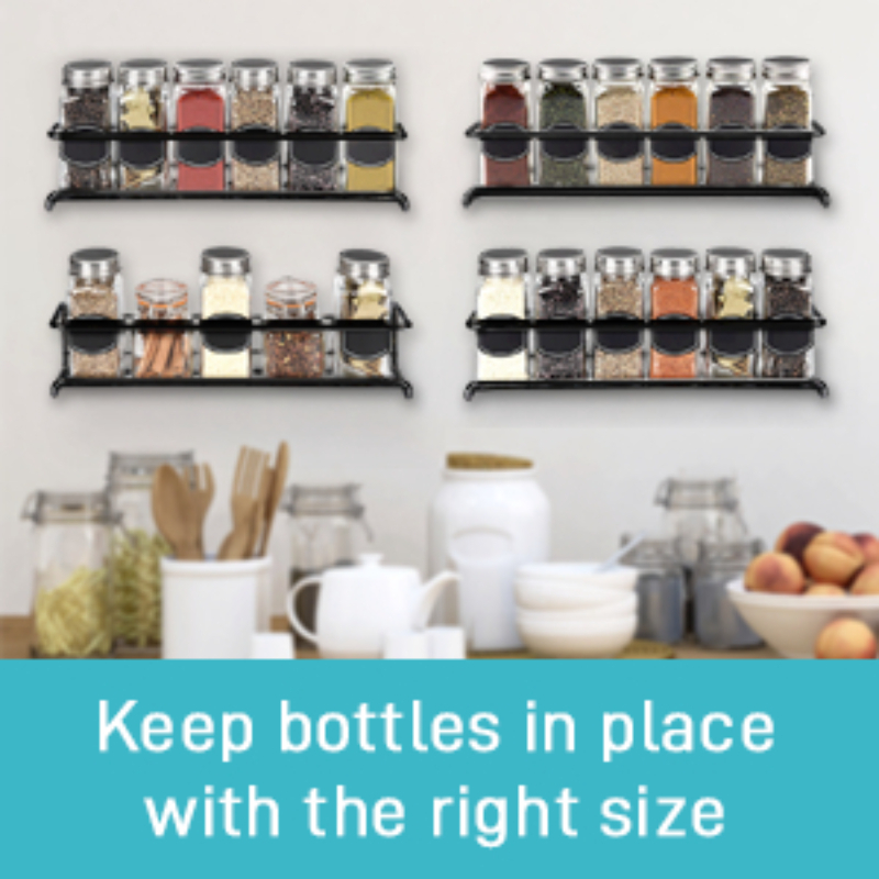 2PCS Kitchen Spice Rack Metal  – Food Storage Shelving Bewertung und Preis