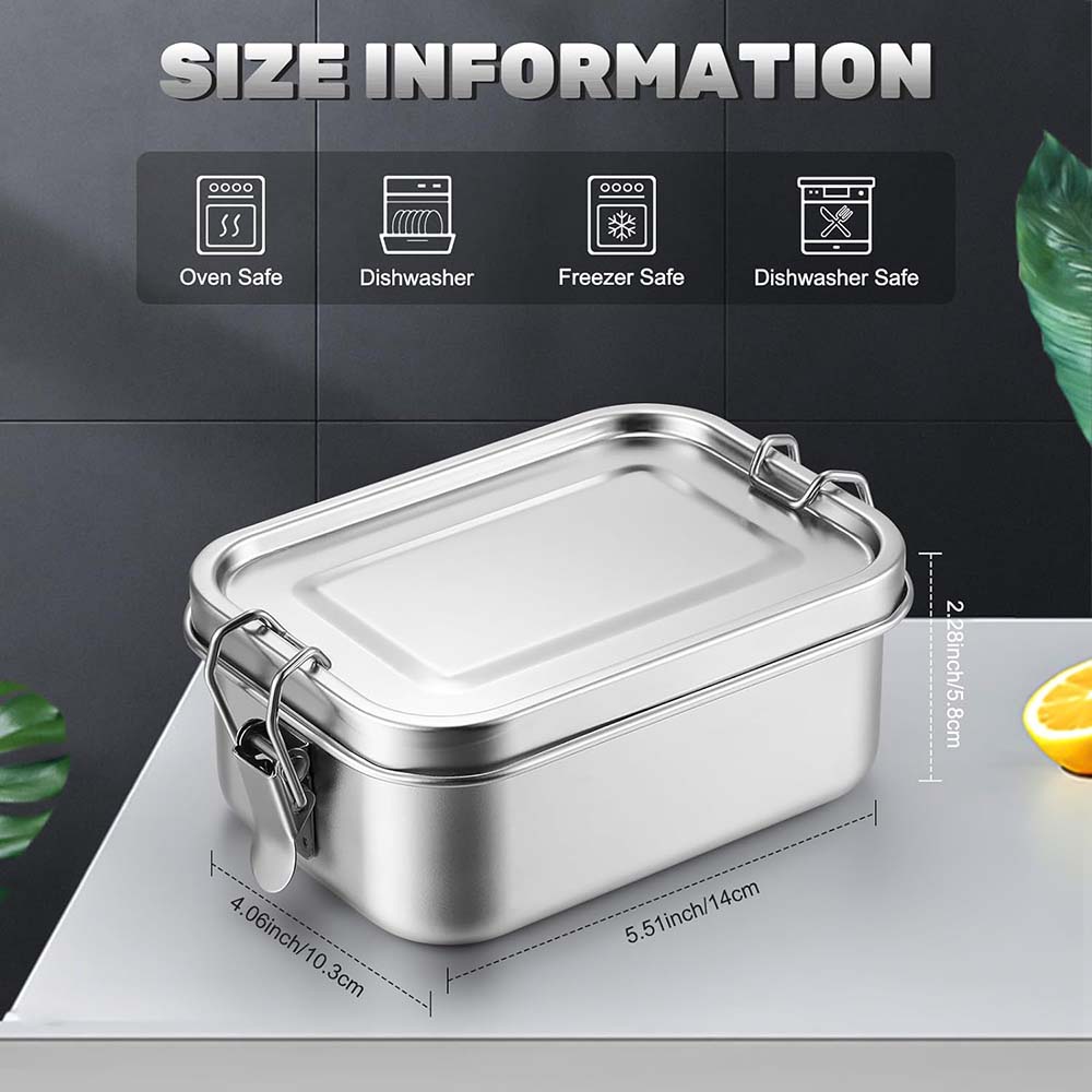 4Pcs Stainless Steel Bento Box – Stainless Lunch Box Bewertung und Preis