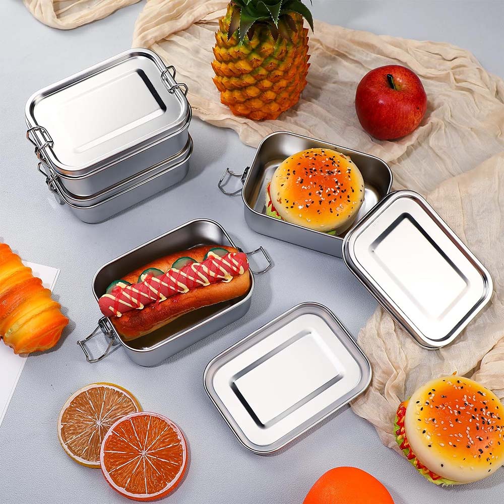 4Pcs Stainless Steel Bento Box – Stainless Lunch Box Bewertung und Preis