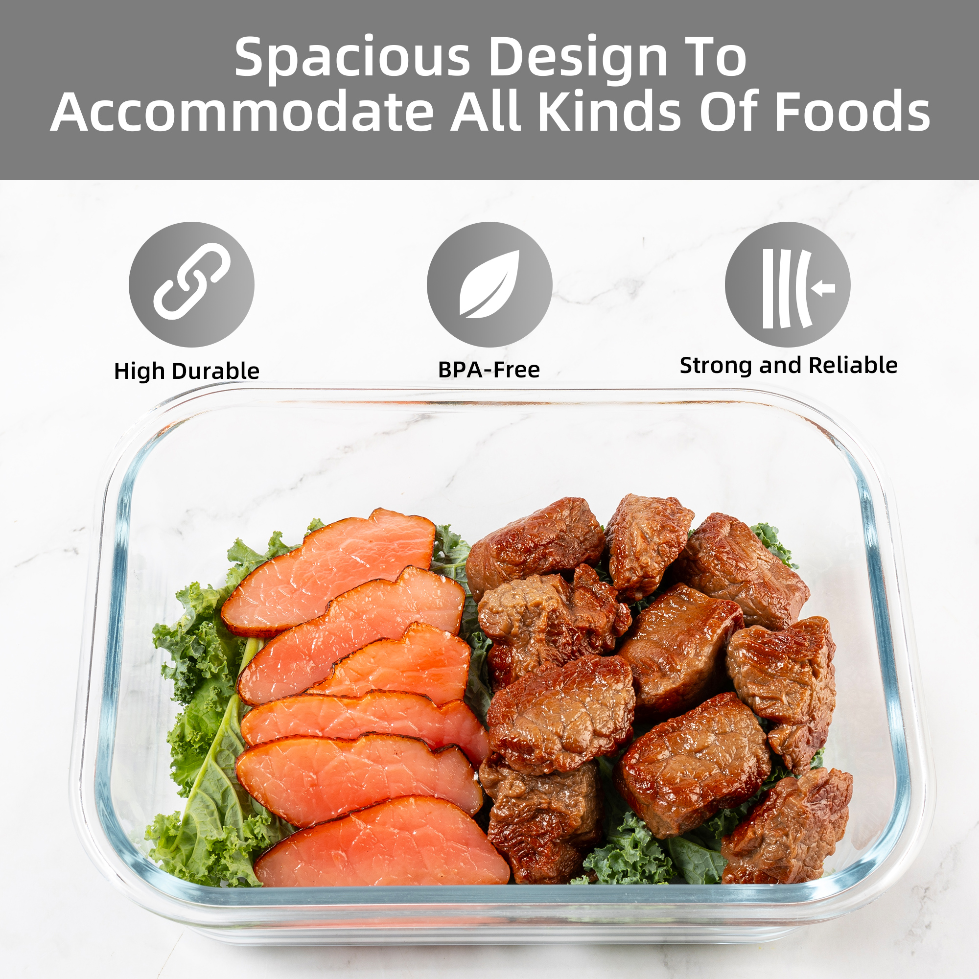 16-Piece Glass Food Storage Co – Food Storage On Table Bewertung und Preis