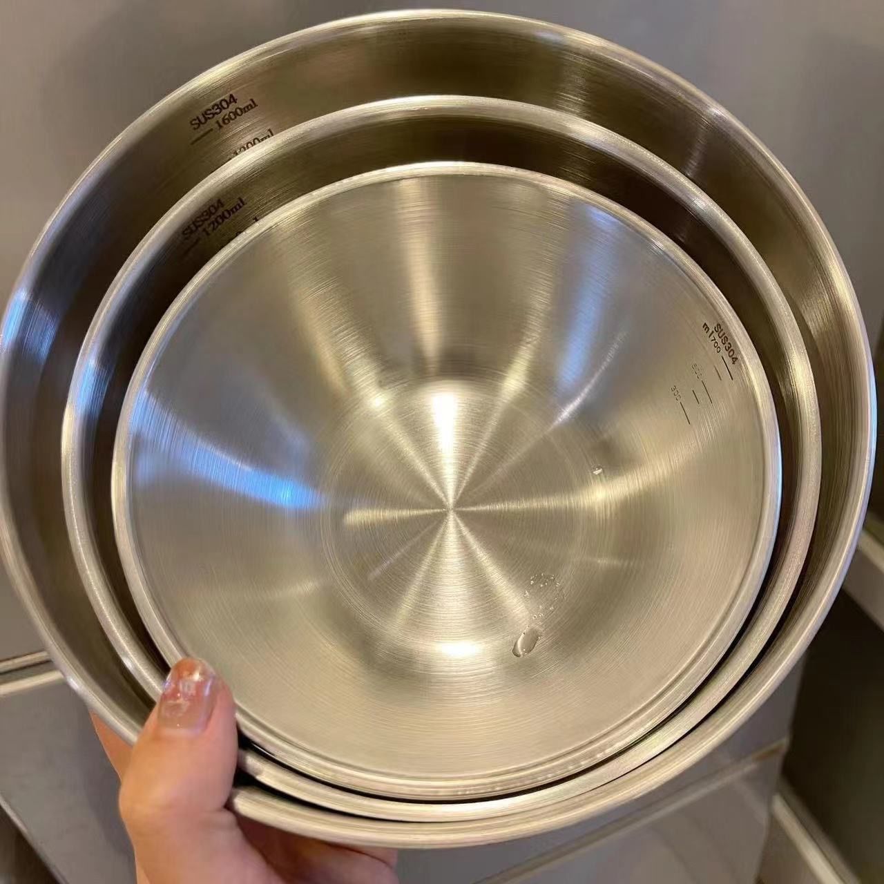 1-3 Stainless Steel Bowl Set w – Food Storage Home Bewertung und Preis