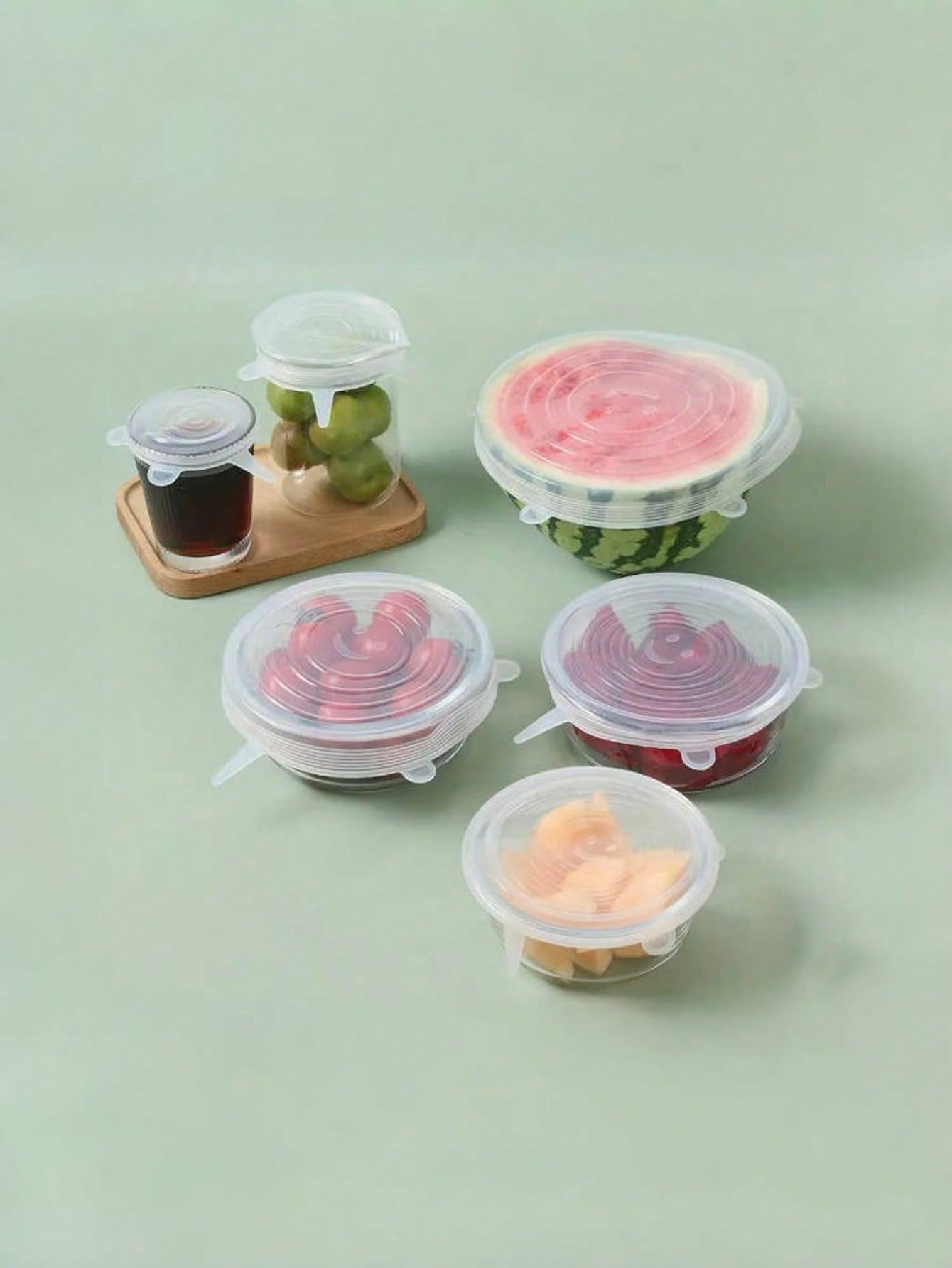 6pcs/Set Silicone Elastic Lids – Food Storage Refrigerator Bewertung und Preis