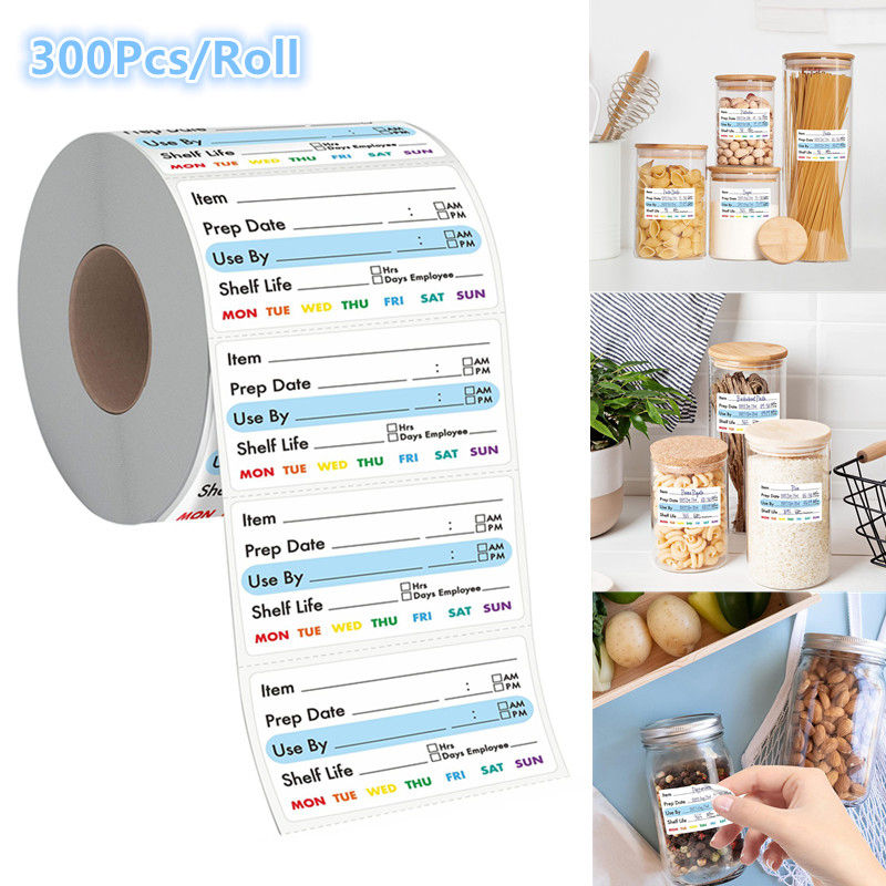 ●300Pcs/Roll Kitchen Date Food – Food Storage Expiration Dates Bewertung und Preis