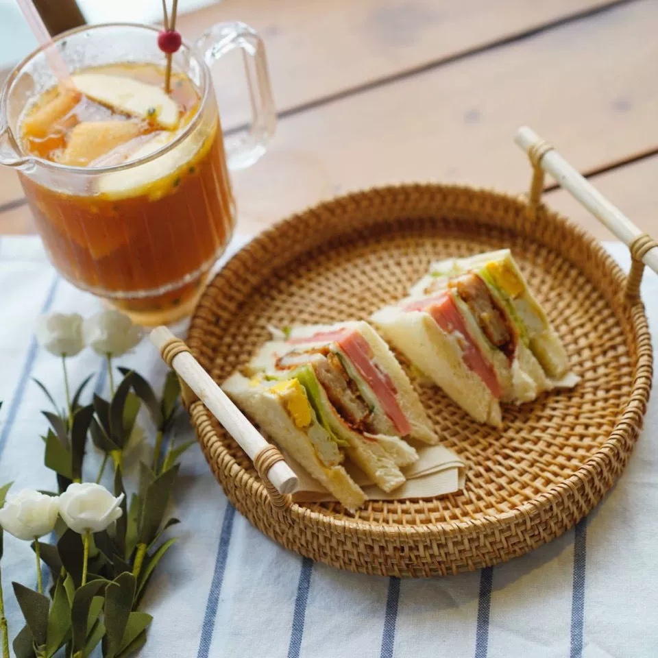Handwoven Rattan Tray & Food S – Food Storage Of Plants Bewertung und Preis