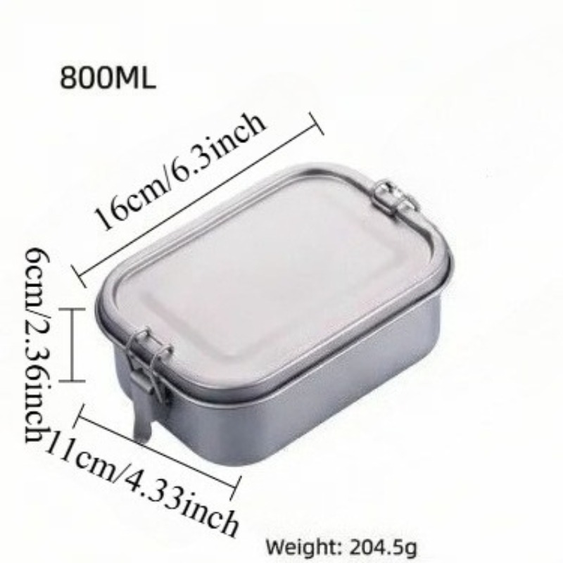 Stainless Steel Lunch Box With – Food Storage Hiking Bewertung und Preis