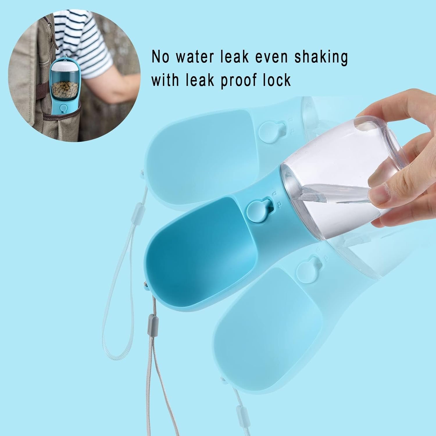Dog Water Bottle with Food Con – Food Storage Necessities Bewertung und Preis