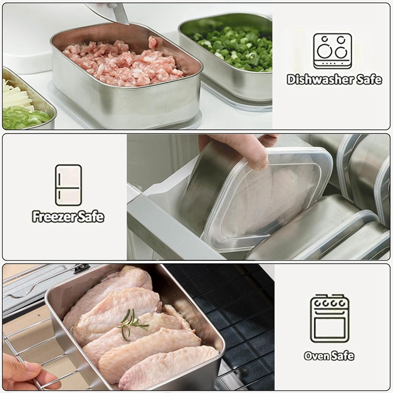 Stainless Steel Containers for – Food Storage And Containers Bewertung und Preis