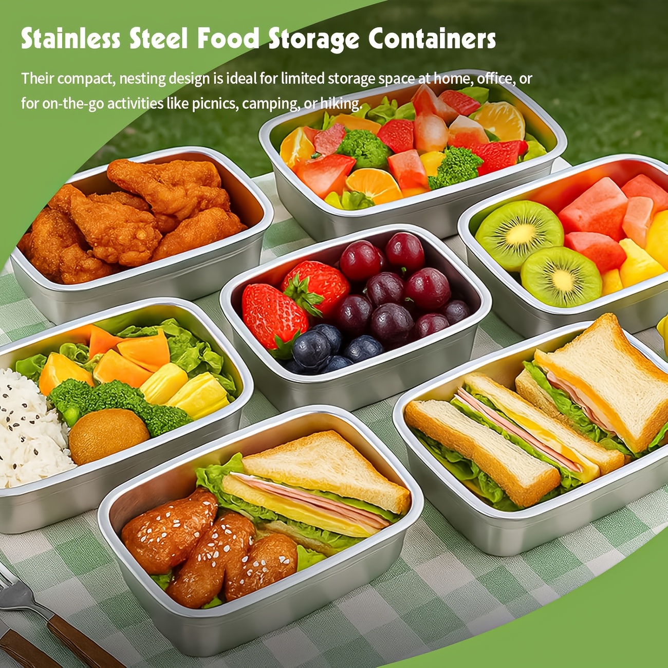 10-Piece Stainless Steel Food  – Food Storage Home Bewertung und Preis