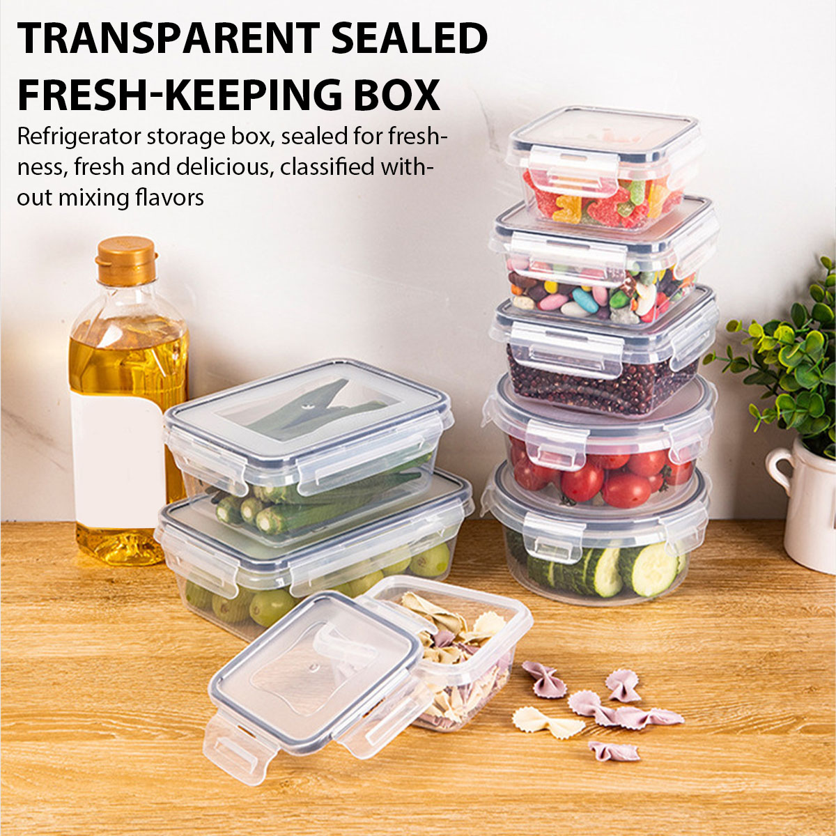 24Pcs/set Food Storage Box Set – Food Storage On Table Bewertung und Preis