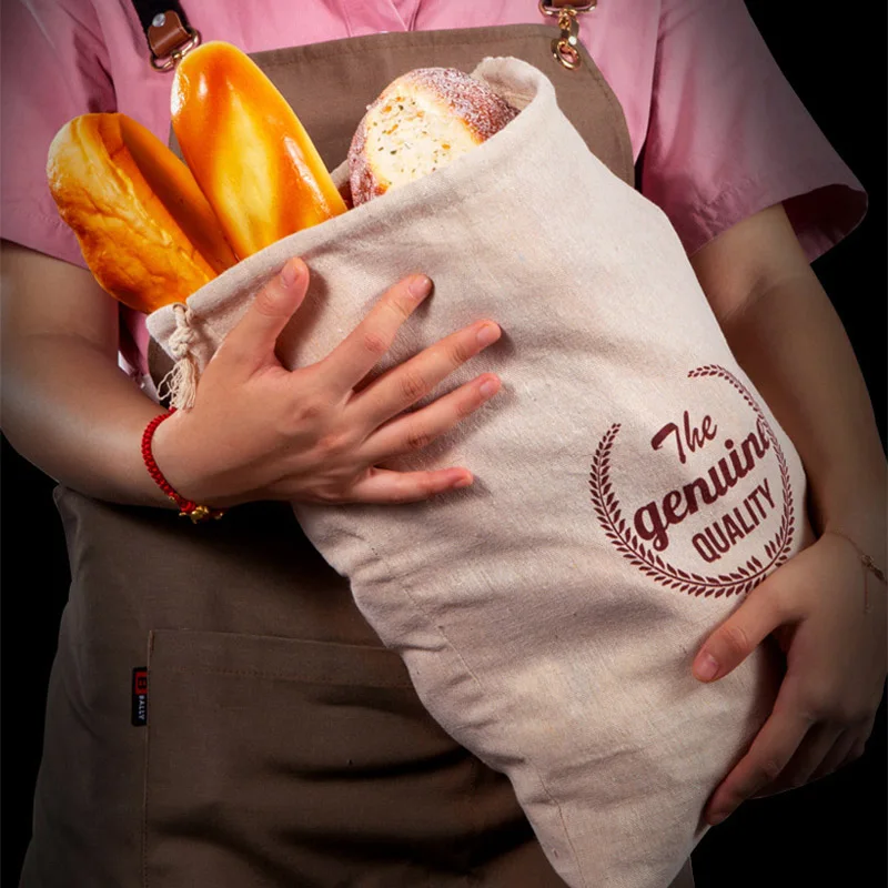 Linen Bread Bag Reusable Bags  – Food Storage Of Plants Bewertung und Preis