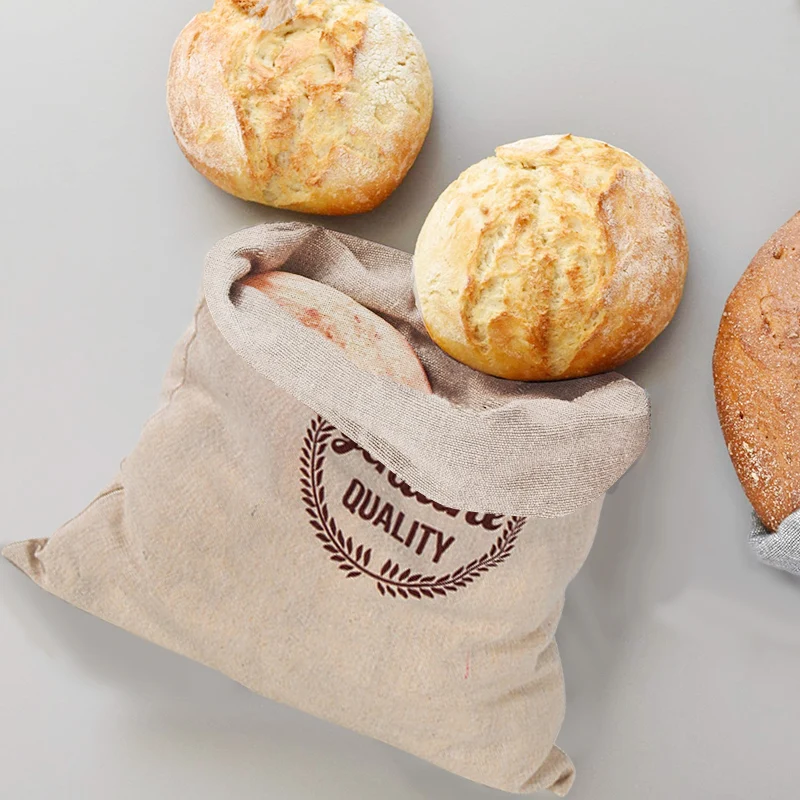Linen Bread Bag Reusable Bags  – Food Storage Of Plants Bewertung und Preis
