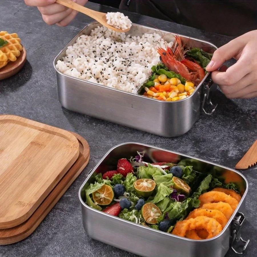 New 304 stainless steel bamboo – Stainless Lunch Box Bewertung und Preis