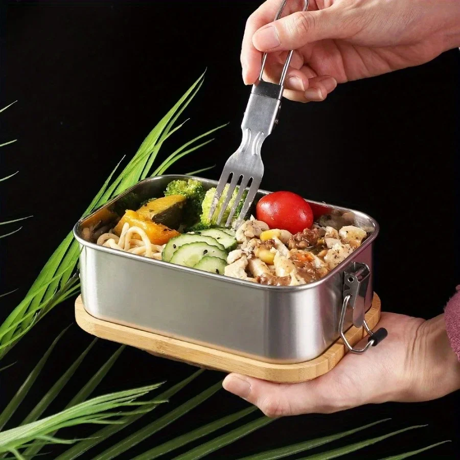 New 304 stainless steel bamboo – Stainless Lunch Box Bewertung und Preis