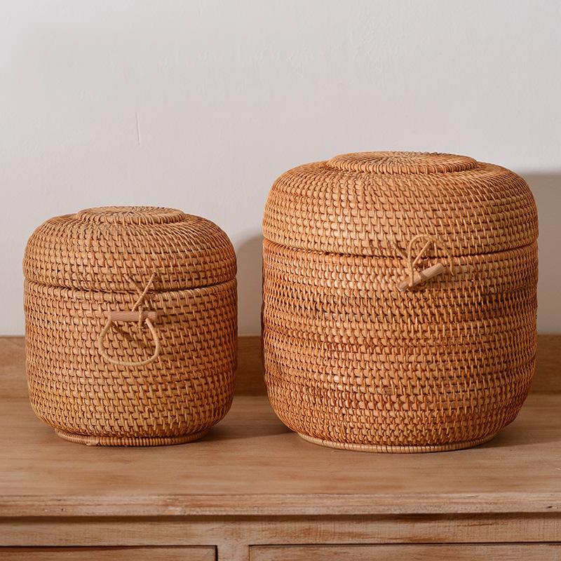 Handwoven Rattan Tea Storage B – Food Storage Quart Bewertung und Preis