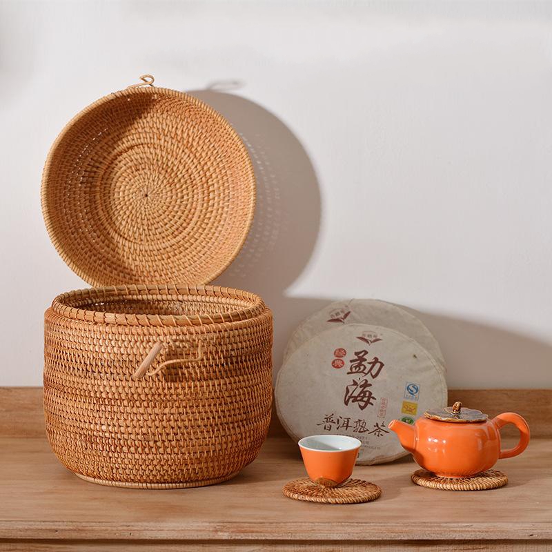 Handwoven Rattan Tea Storage B – Food Storage Quart Bewertung und Preis