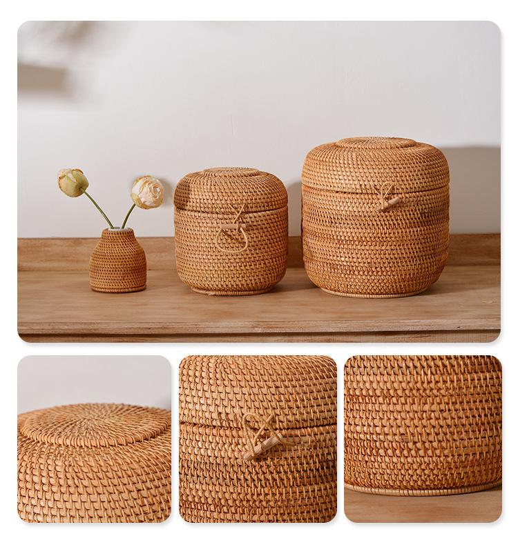 Handwoven Rattan Tea Storage B – Food Storage Quart Bewertung und Preis