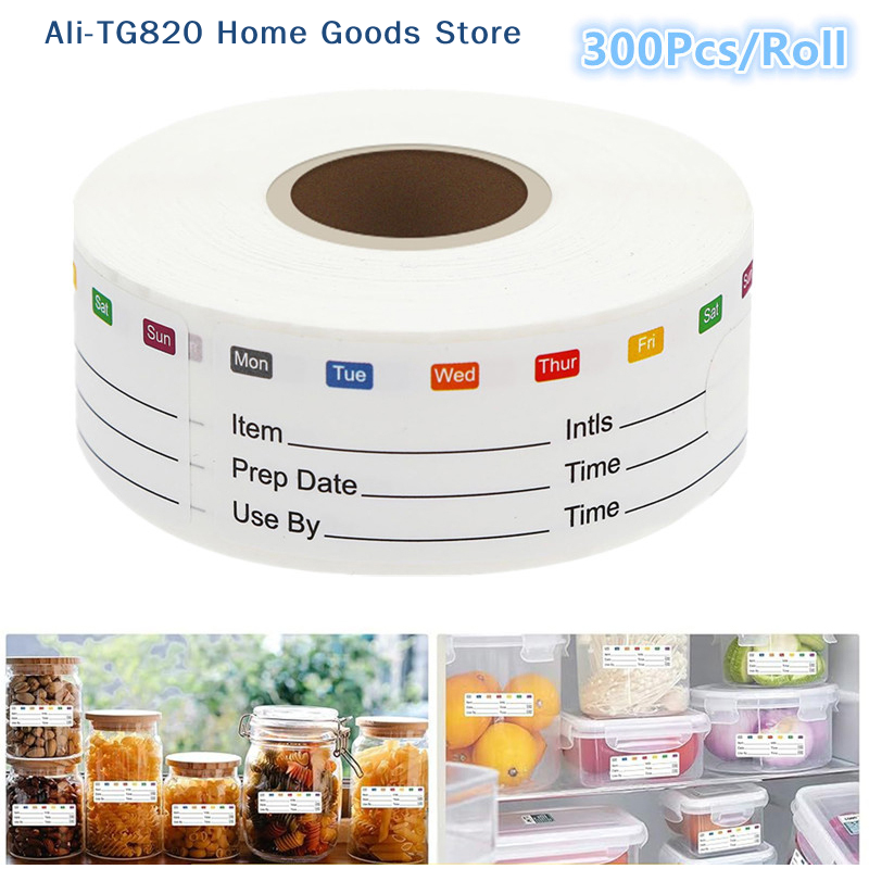 300Pcs/Roll Kitchen Date Food  – Food Storage Expiration Dates Bewertung und Preis