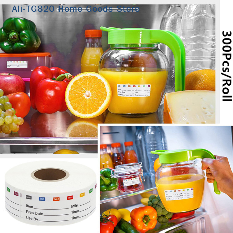 300Pcs/Roll Kitchen Date Food  – Food Storage Expiration Dates Bewertung und Preis