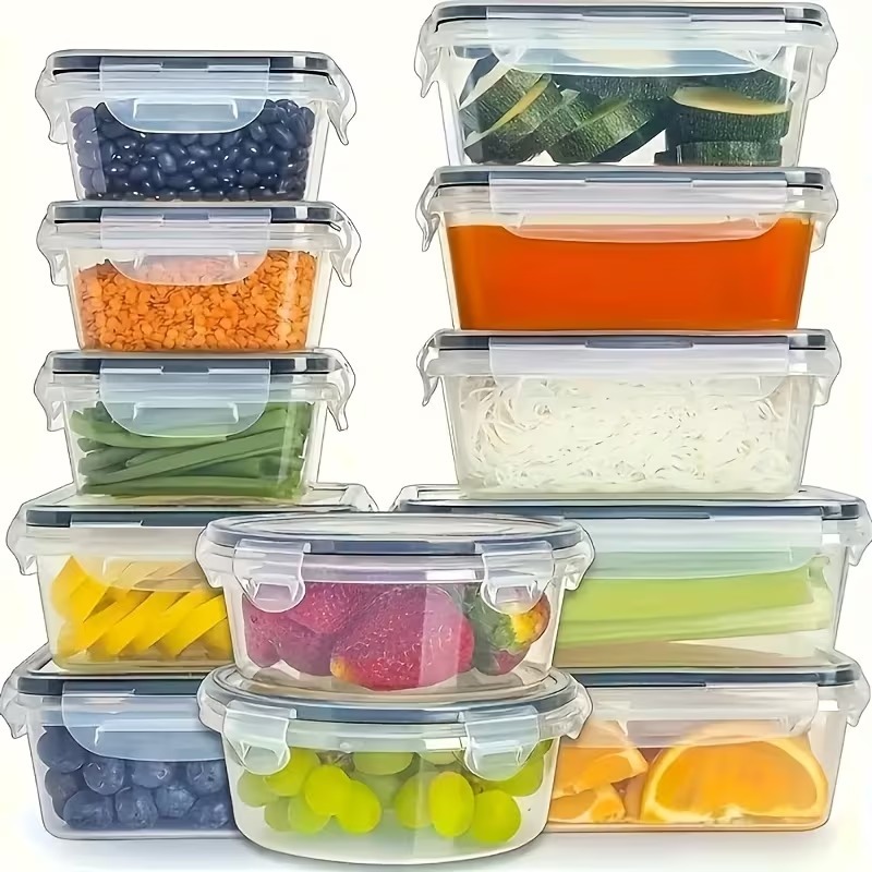 4-Piece Clear Food Storage Con – Food Storage Ideas Bewertung und Preis