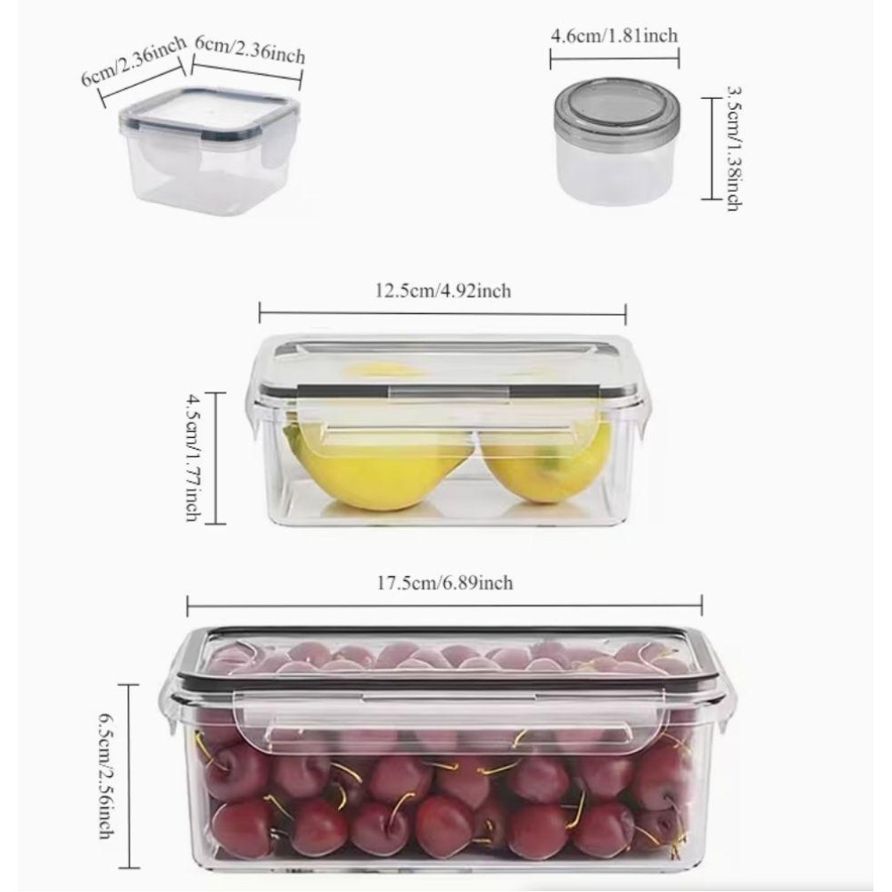4-Piece Clear Food Storage Con – Food Storage Ideas Bewertung und Preis