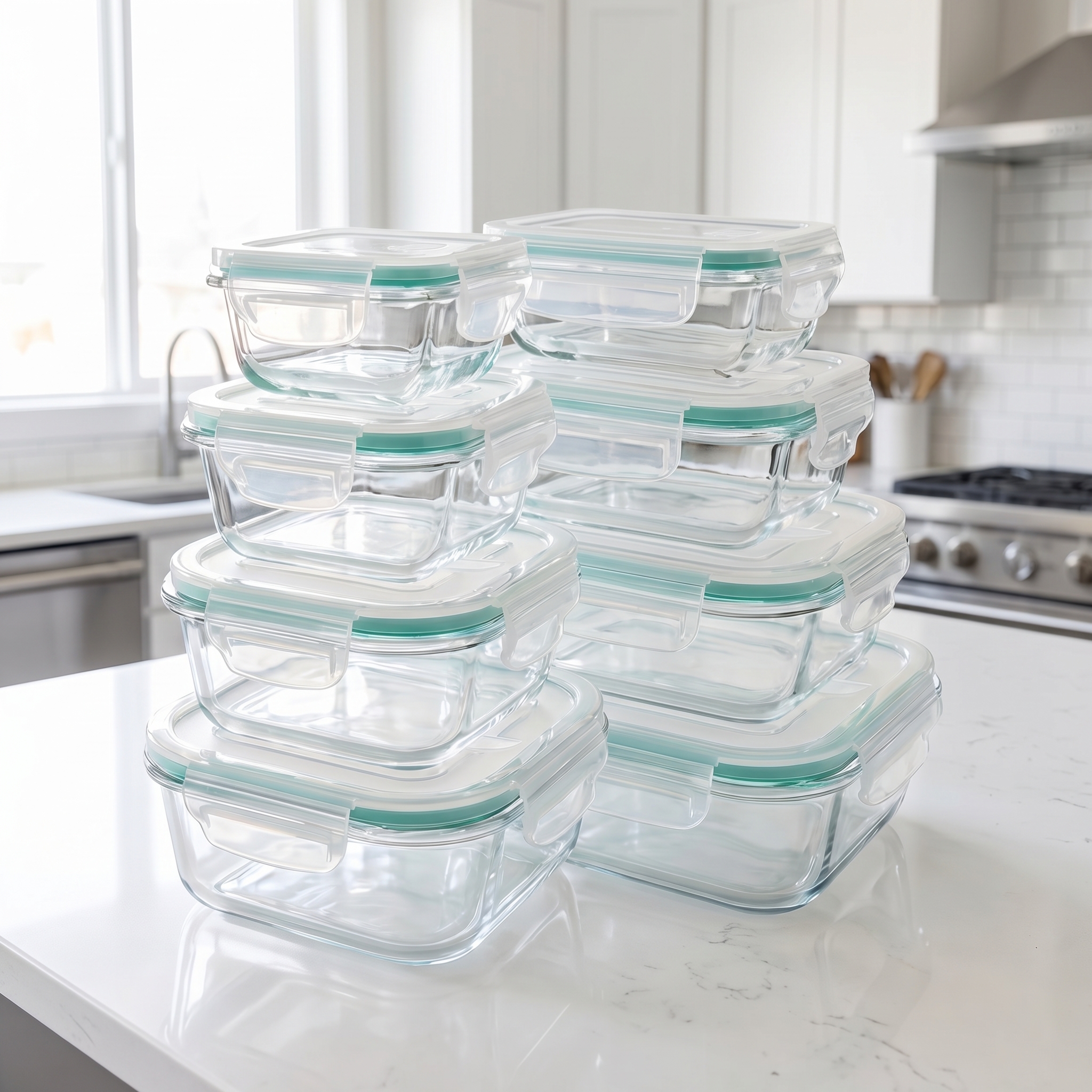 A set of 8 food storage contai – Food Storage Refrigerator Bewertung und Preis