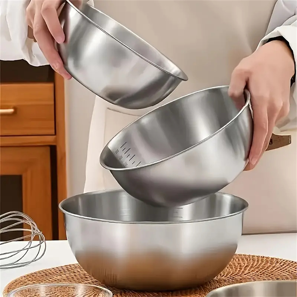 1-3 Stainless Steel Bowl Set w – Food Storage Home Bewertung und Preis