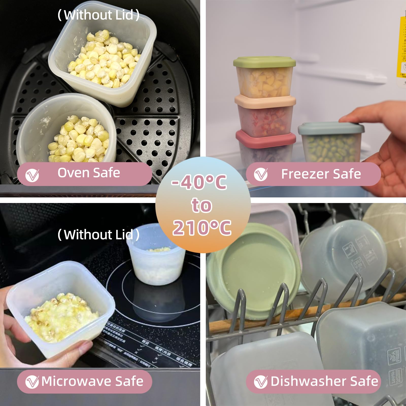Food Grade Silicone Baby Food  – Food Storage Ideas Bewertung und Preis