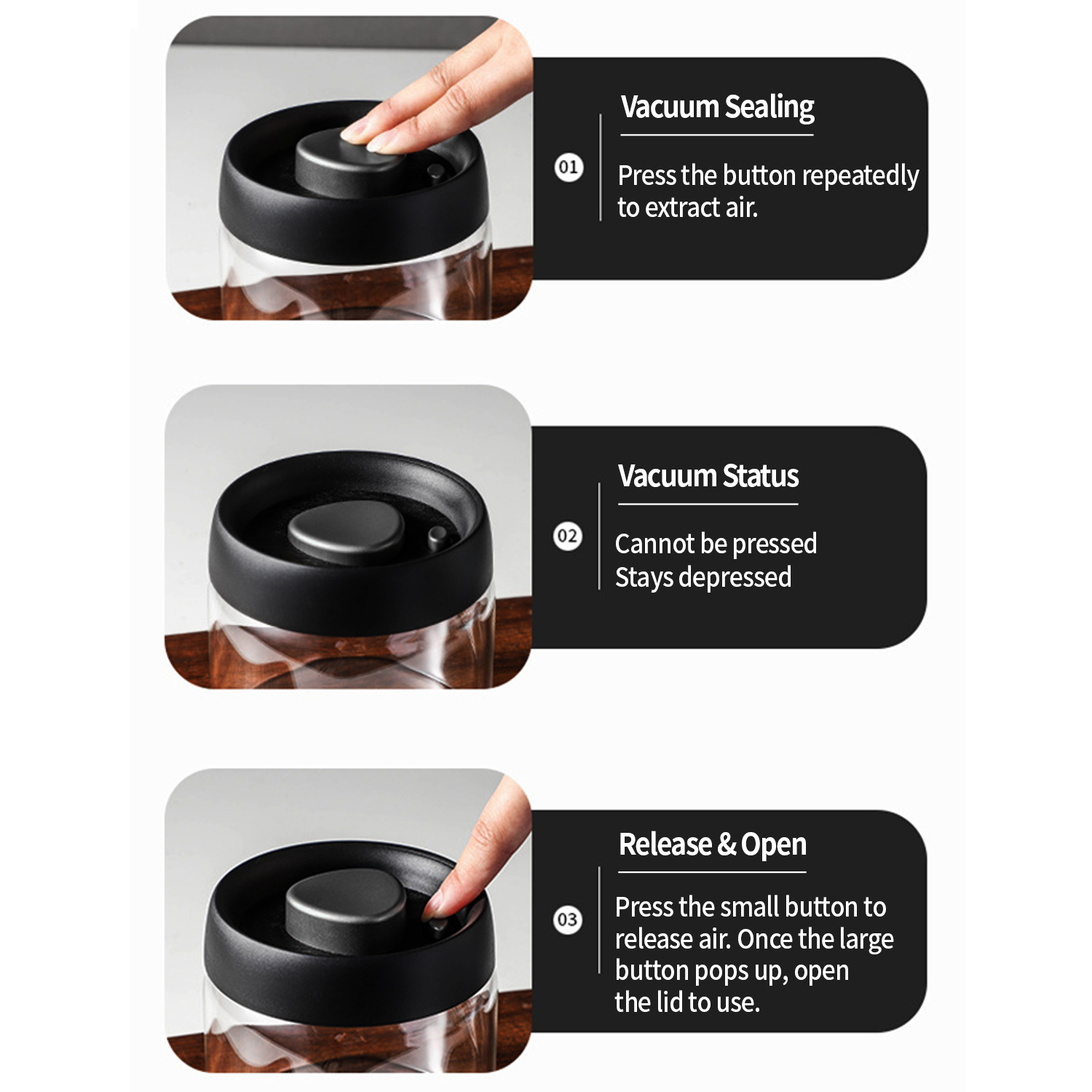 OANKR Vacuum Coffee Canister 5 – Food Storage Vacuum Containers Bewertung und Preis