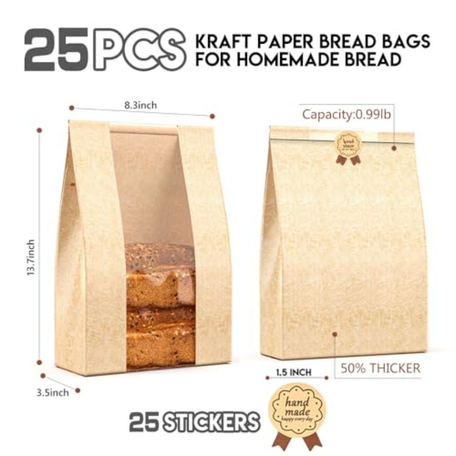 Bread Bags for Homemade Bread  – Food Storage Usa Bewertung und Preis