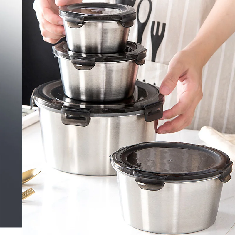 304 Stainless Steel Bento Lunc – Food Storage Quart Bewertung und Preis