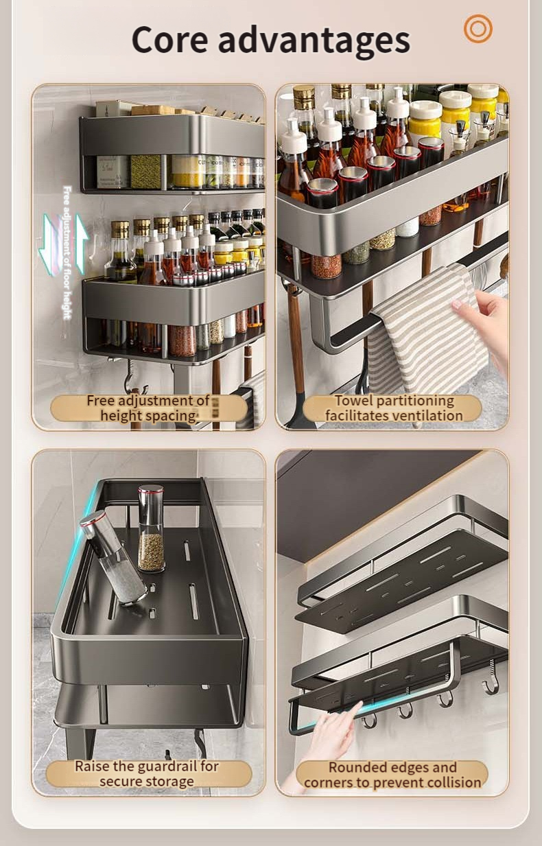 Aluminum kitchen rack kitchen  – Food Storage Shelving Bewertung und Preis